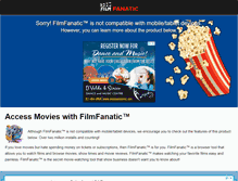 Tablet Screenshot of filmfanatic.com